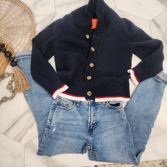 [ JOE FRESH] boys size Medium,( 7-8) long sleeve button down cardigan jacket. - Picture 13 of 16